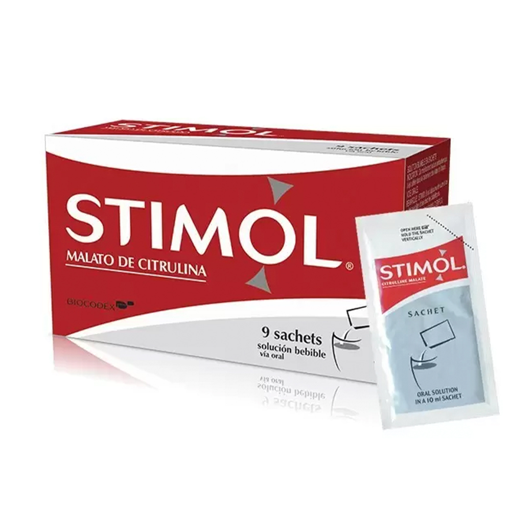 Stimol Malato De Citrulina Contiene 9 Sachets Solución Bebible