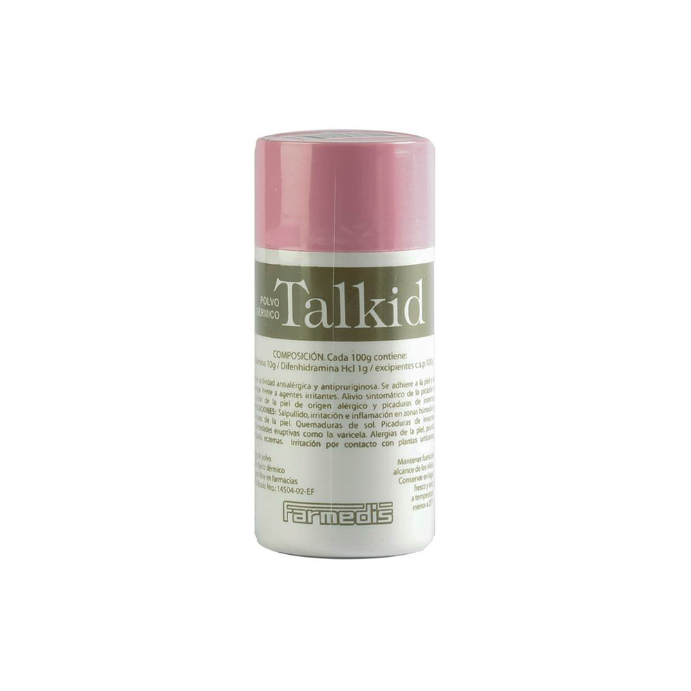 Polvo Dérmico Talkid De 50 Gr