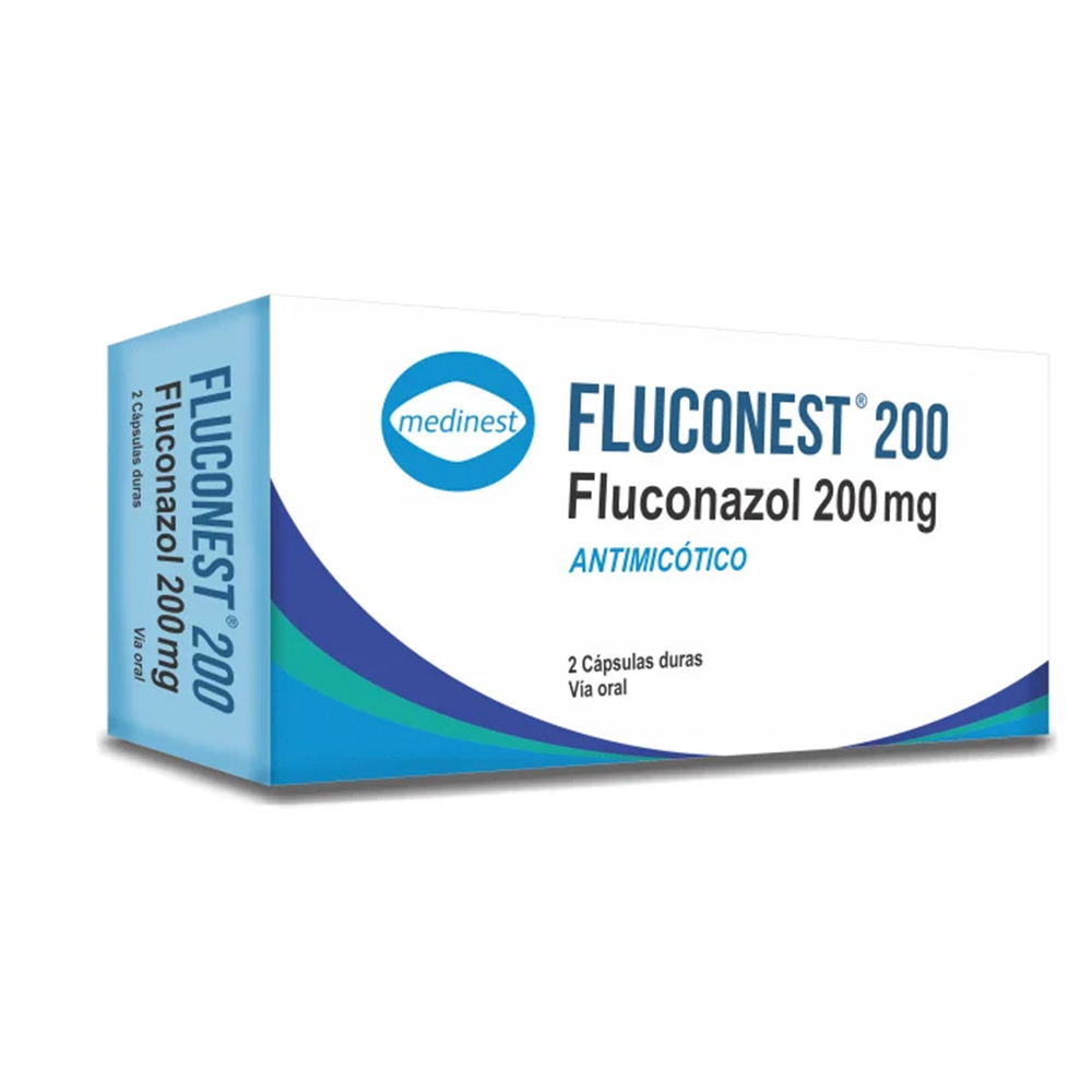 Fluconest 200 Fluconazol 200 mg Caja 2 cápsulas duras