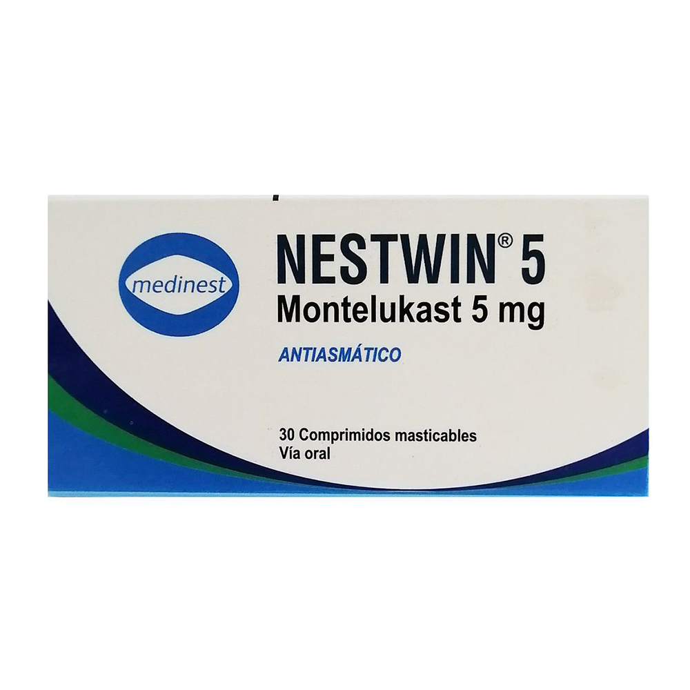 Nestwin 5 Montelukast 5 Mg Caja De 30 Comprimidos