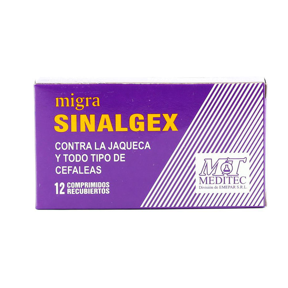 Migra Sinalgex Caja de 12 comprimidos recubiertos