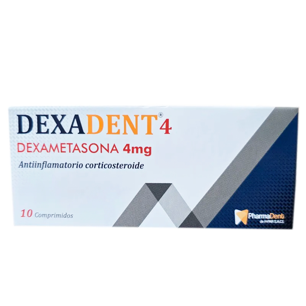 Dexadent Dexametasona 4 mg Caja de 10 Comprimidos