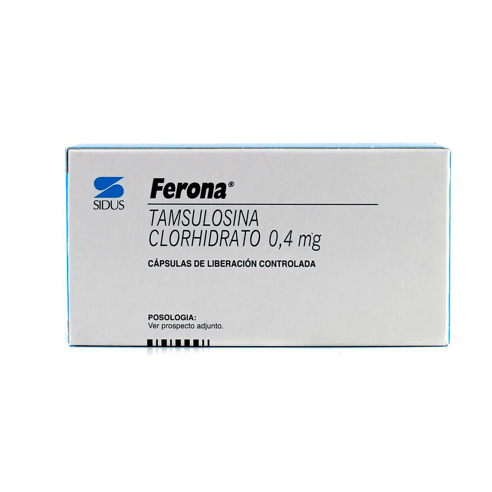Ferona Tamsulosina Clorhidrato 0,4 mg Caja x30 cápsulas de liberación controlada