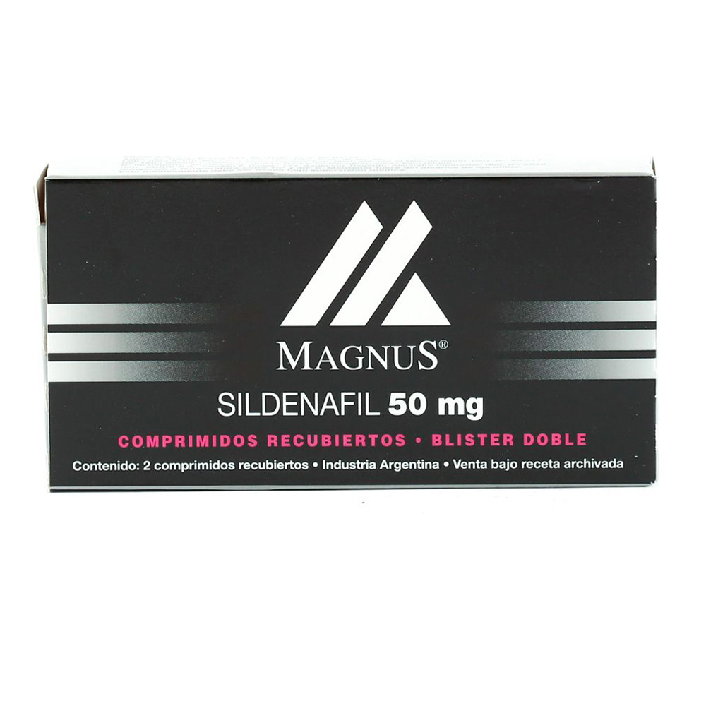 Magnus Sildenafil 50 Mg Caja De 2 Comprimidos Recubiertos