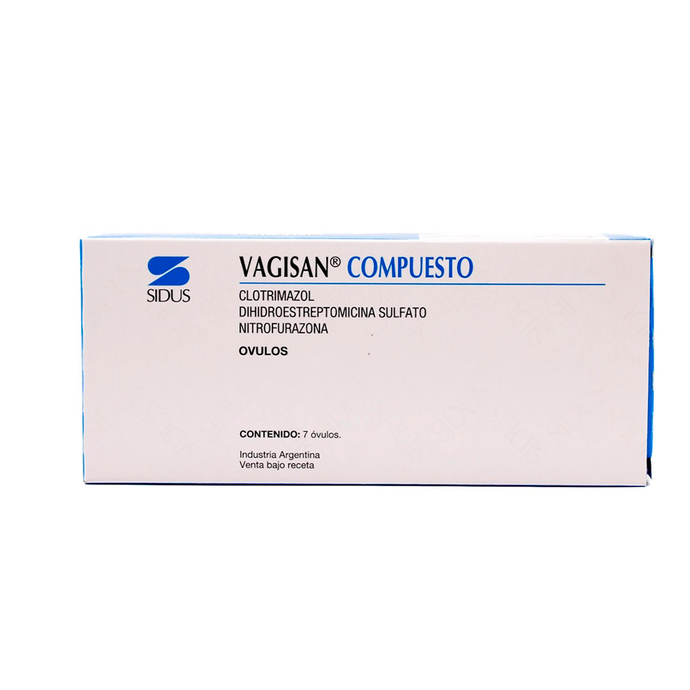 Vagisan Compuesto Clotrimazol Caja de 7 óvulos