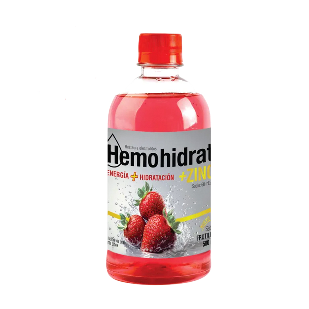Hemohidrat + ZINC Frutilla x 500ml