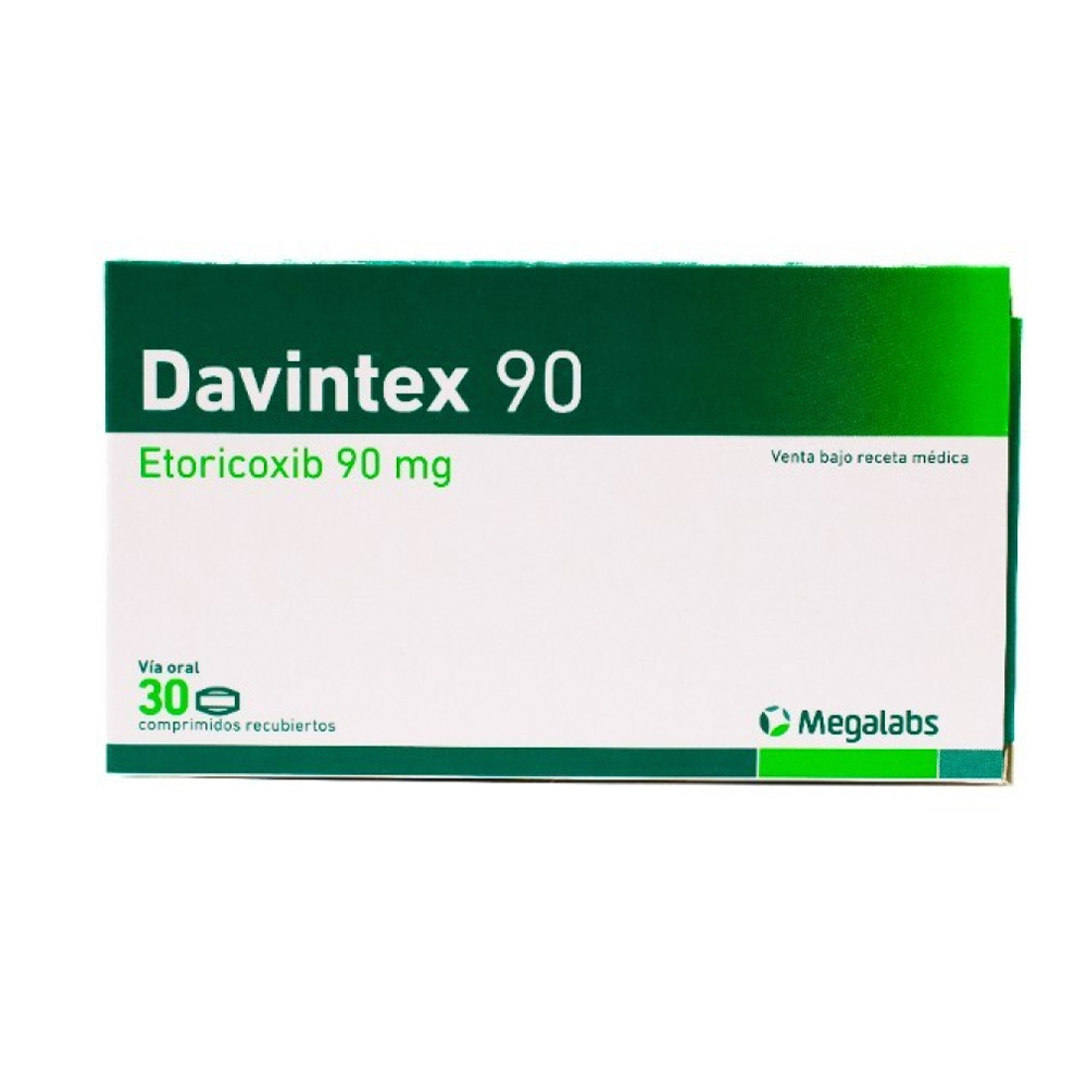 Davintex Etoricoxib 90 mg Caja de 30 comprimidos recubiertos