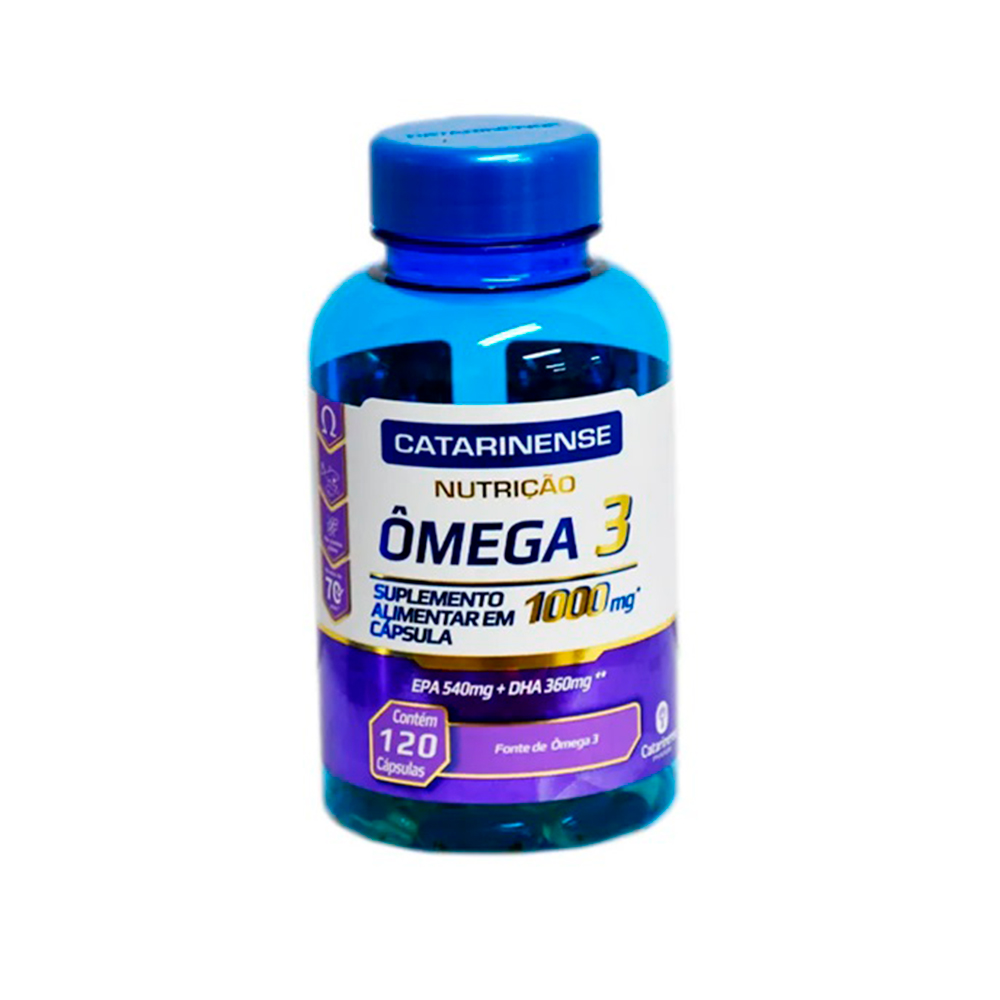 Omega 3 1000 mg Catarinense Contiene 120 Cápsulas