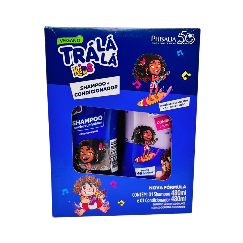 Shampoo 480 ml + Acondicionador 480 ml Tralala Phisalia