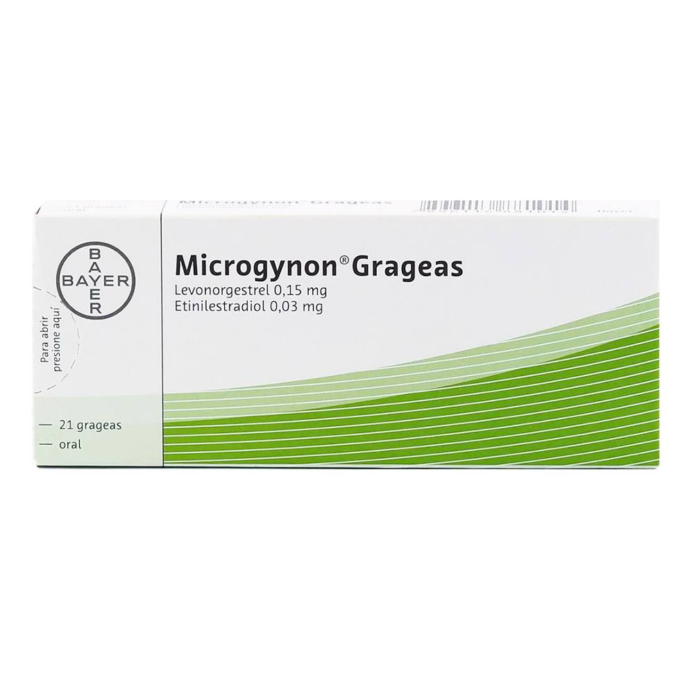 Microgynon Grageas Caja de 21 Grageas