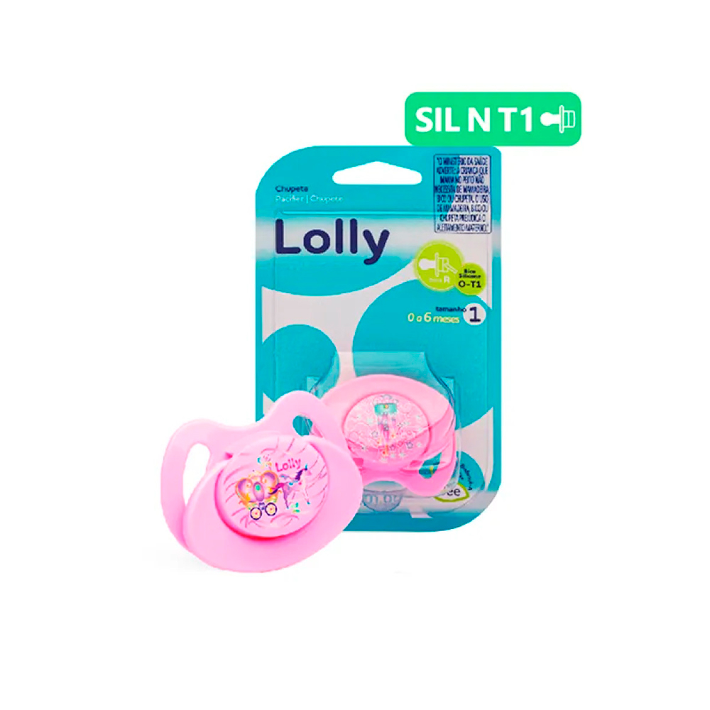 Chupete Lolly Color Rosa - Tamaño 1