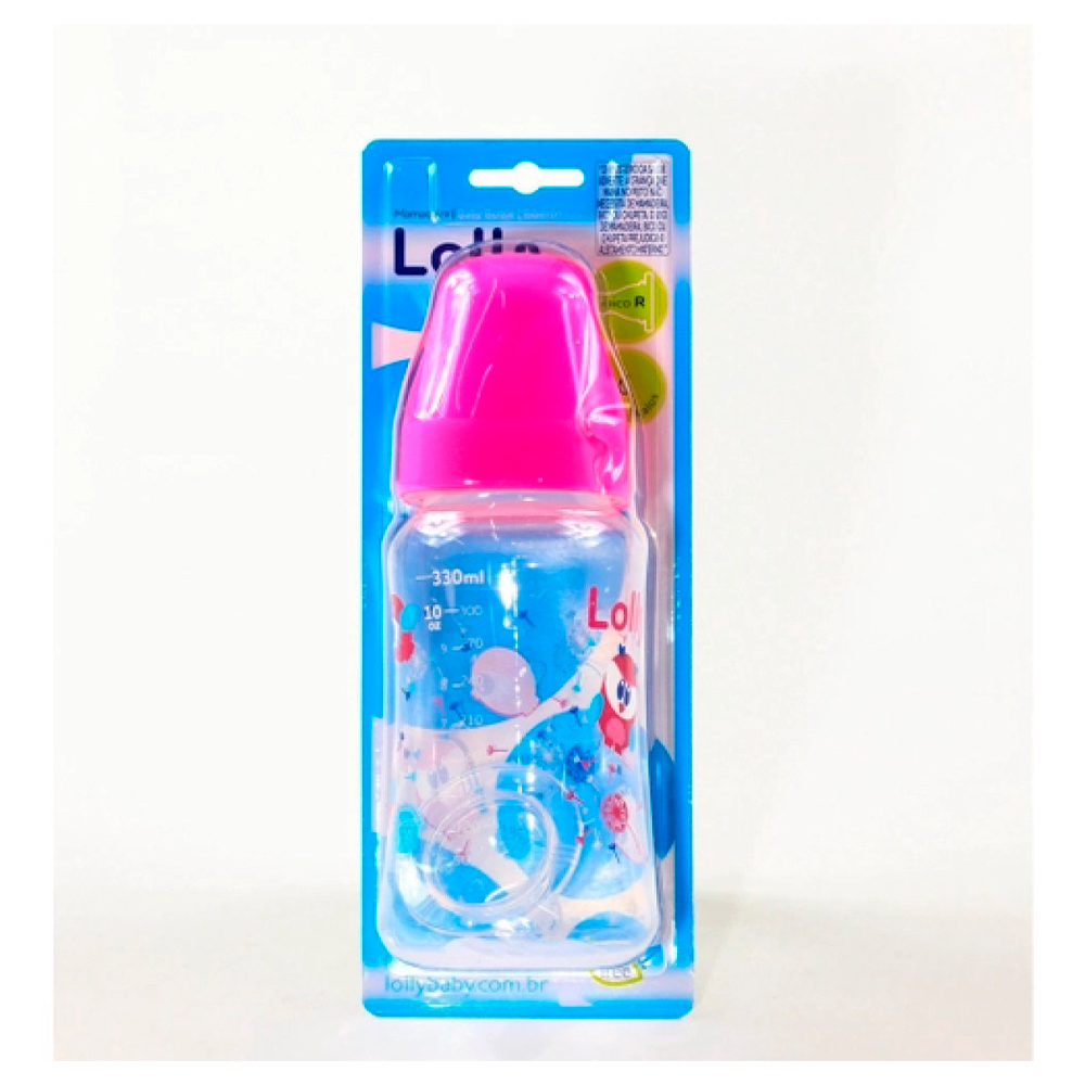 Mamadera Zoo Lolly Color Rosa - Cont.300 ml