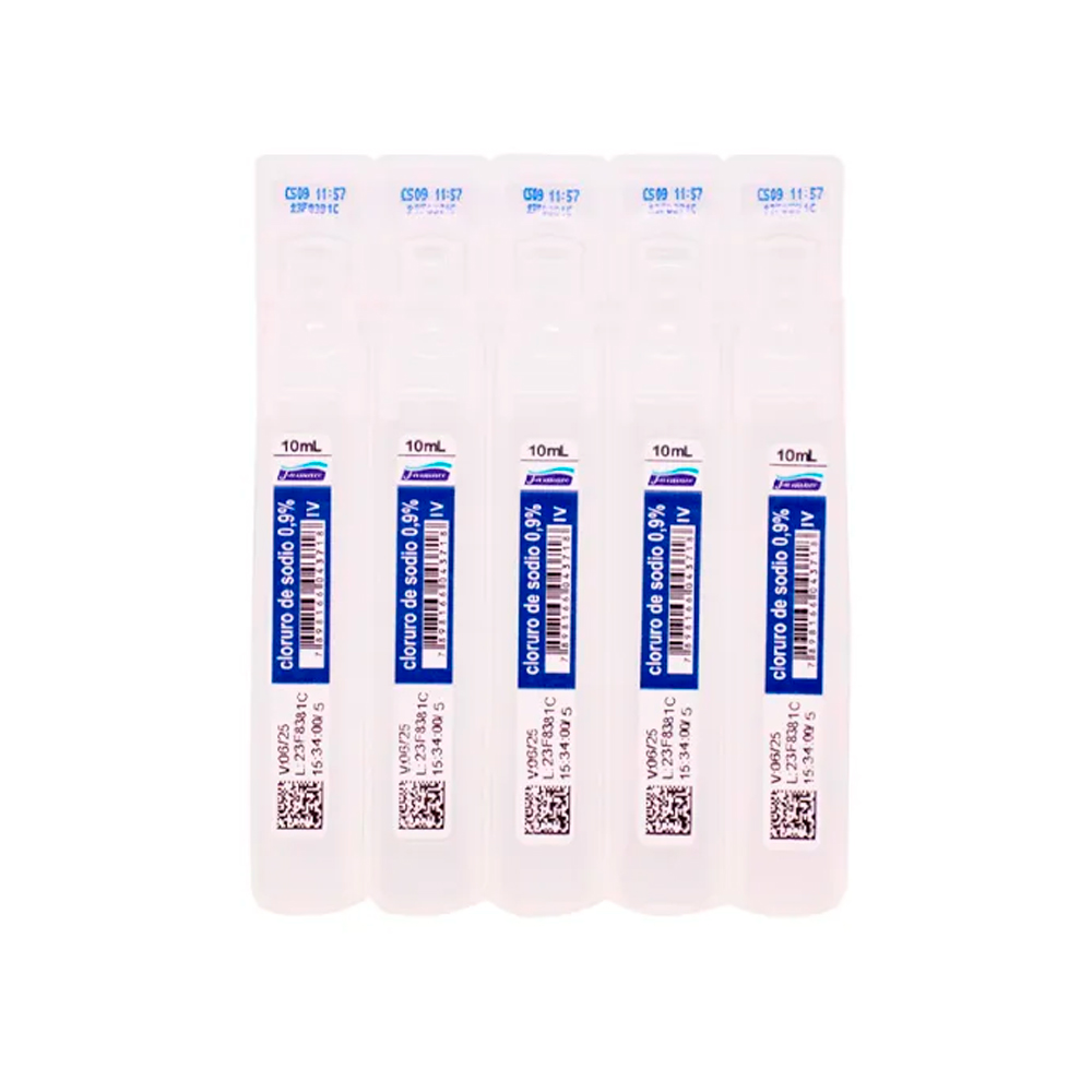 Cloruro de Sodio 0,9% 10 mL de 1 Ampolla