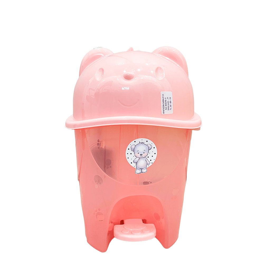 Cajovil Basurero con Pedal Fofura 6.5 L Rosa