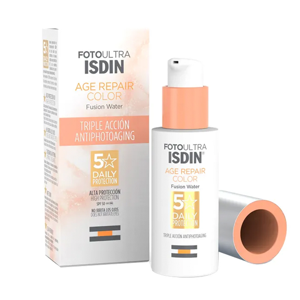 Protector Solar Facial FotoUltra Isdin Age Repair Color SPF 50 Cont.50mL