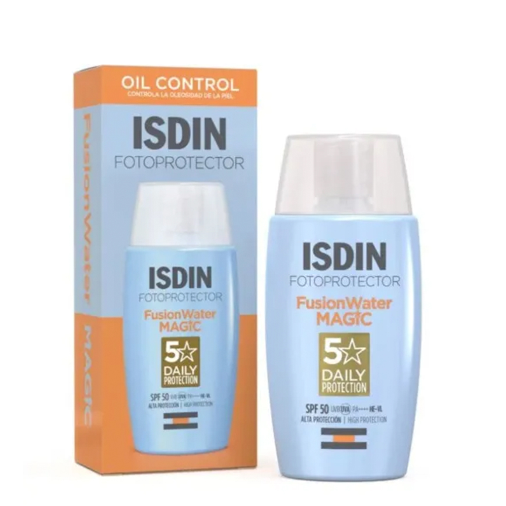 Protector Solar Facial Fusion Water SPF50 Isdin Cont.50ml