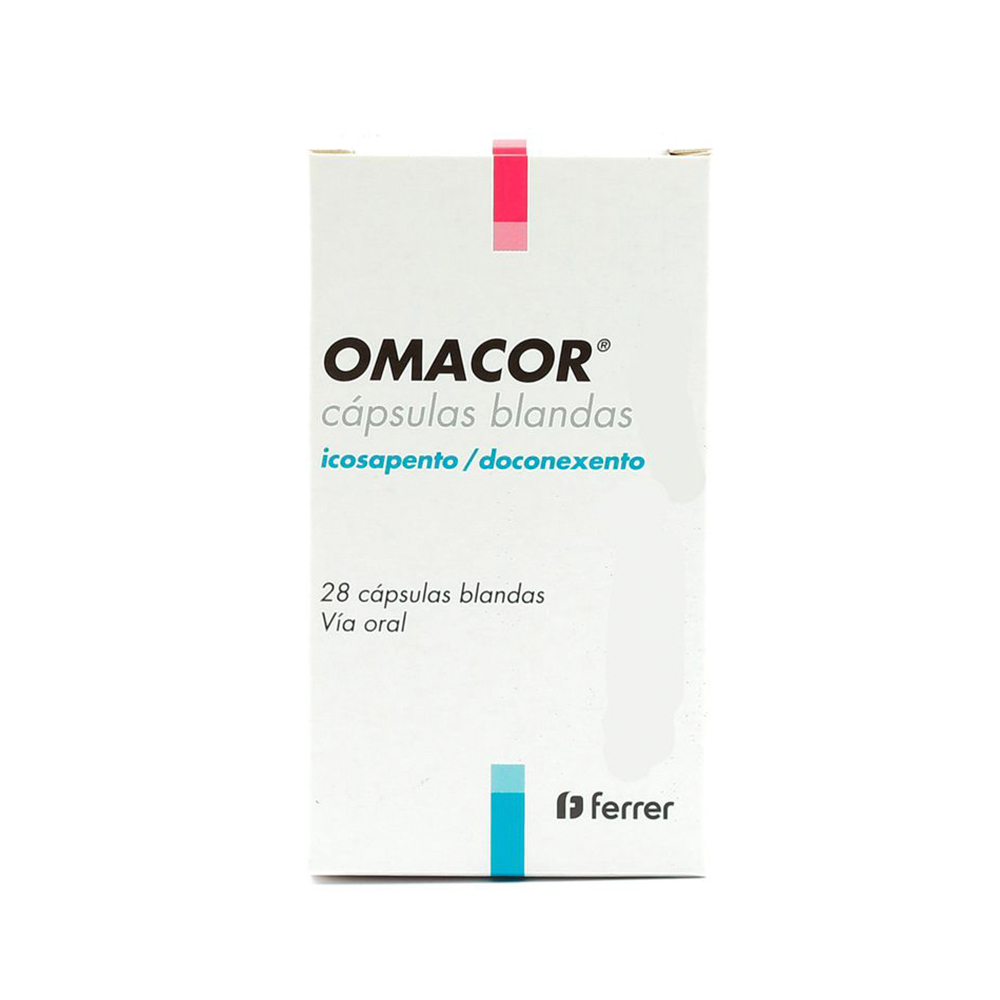 Omacor Icosapento Doconexento Frasco con 28 Cápsulas Blandas