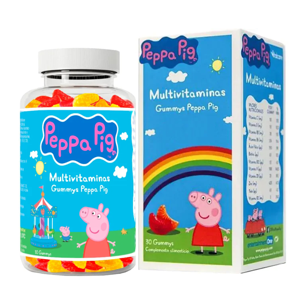 Multivitaminas Gummys Peppa Pig Vitagum Contiene 30 Gummys