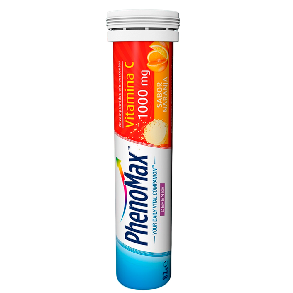 Phenomax Vitamina C 1000 mg x 20 comprimidos Efervecentes