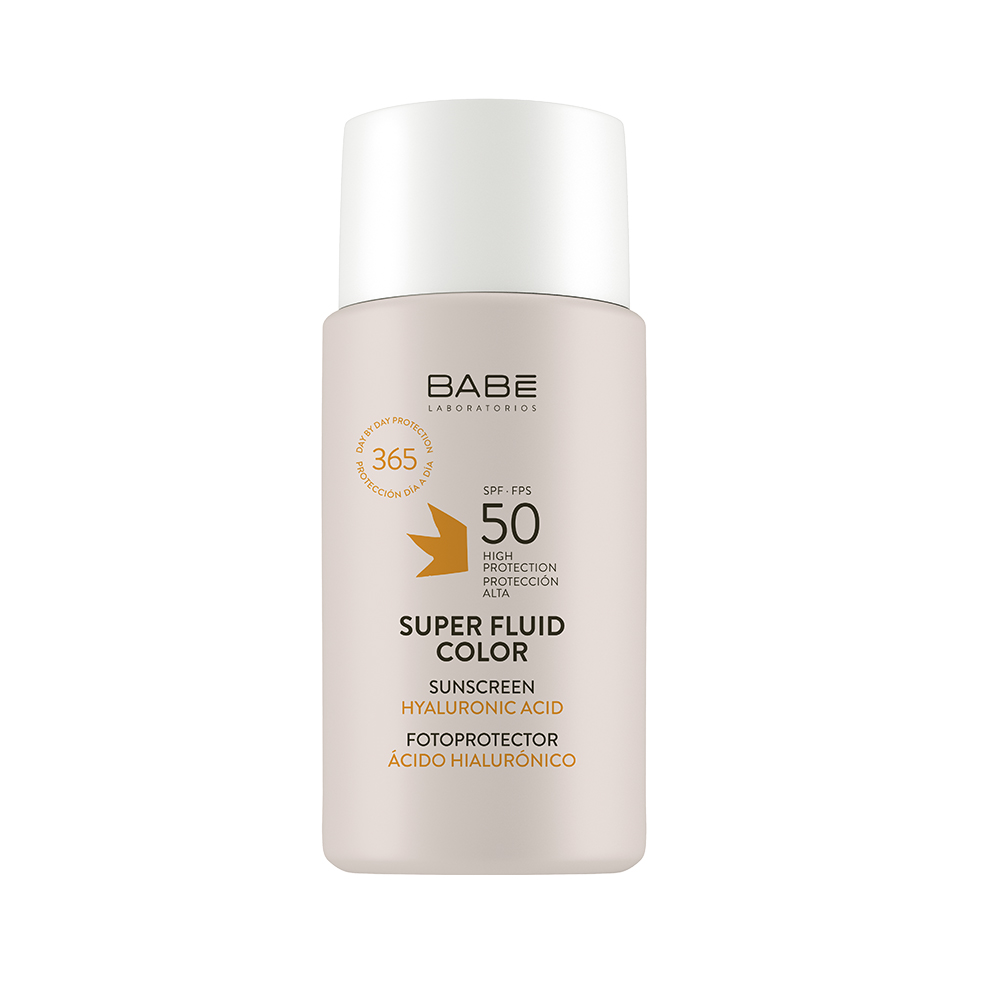 Fotoprotector Facial Super Fluid Color SPF 50 Babe Contiene50 mL